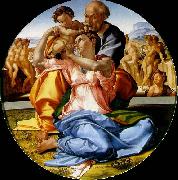 Michelangelo Buonarroti The Holy Family with the infant St. John the Baptist china oil painting reproduction